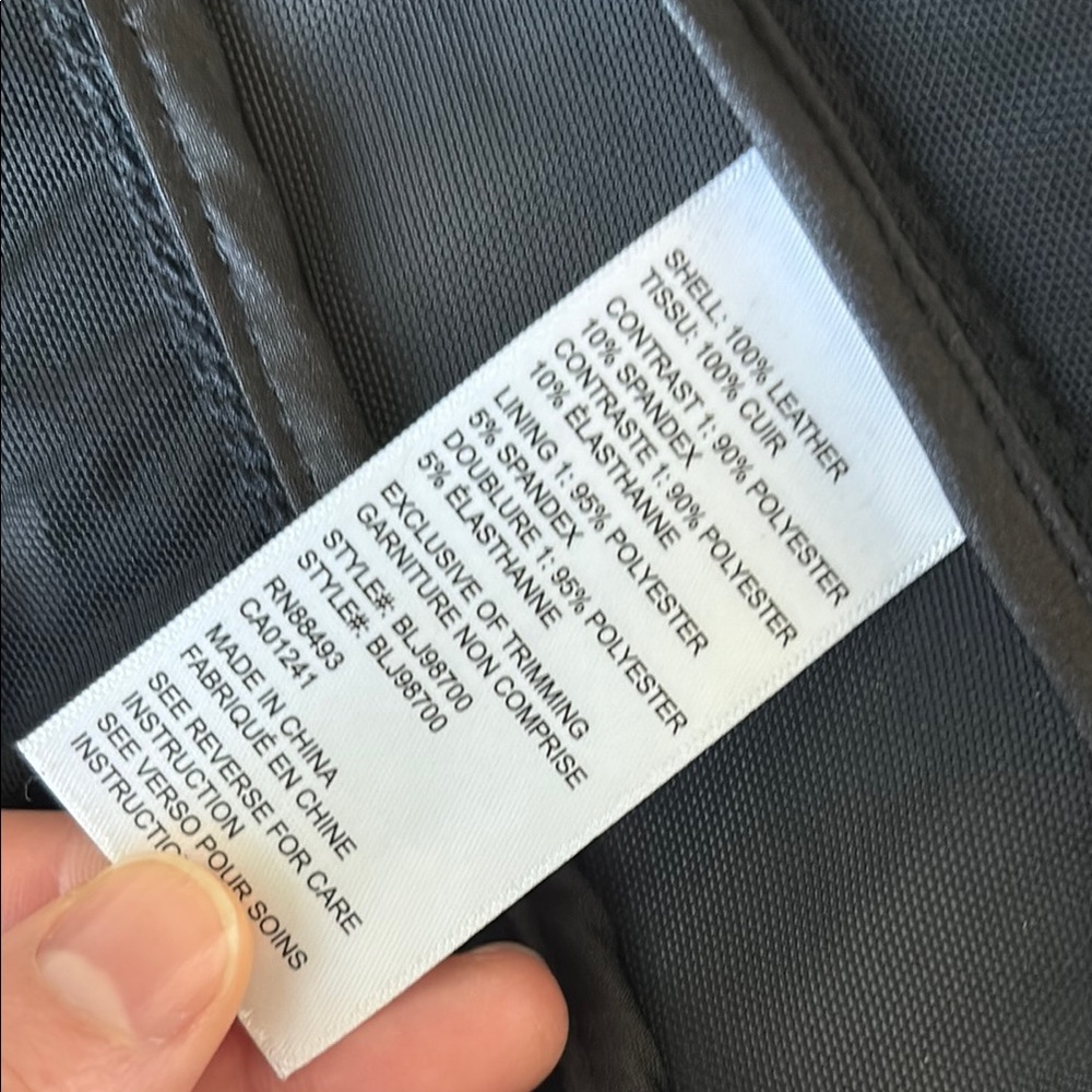 Blanc Noir x Carbon38 Voyage Hooded Moto Jacket - Picture 7 of 15